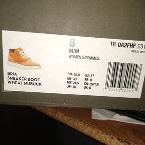 Women's size 8M Timberland Bria Sneaker Boots